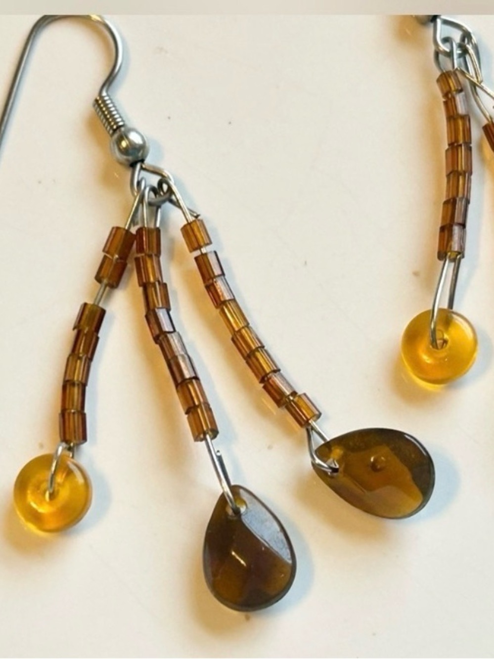 Handmade Beaded Dangle Earrings Set Women Boho Jewelry Bundle Mixed Lot - Picture 8 of 11